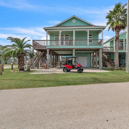 Steps To Beach Golf Cart About Time Beach Retreat Bolivar Peninsula Exterior foto