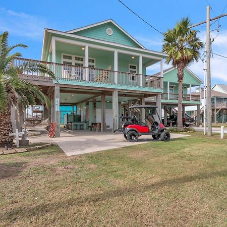 Steps To Beach Golf Cart About Time Beach Retreat Bolivar Peninsula Exterior foto