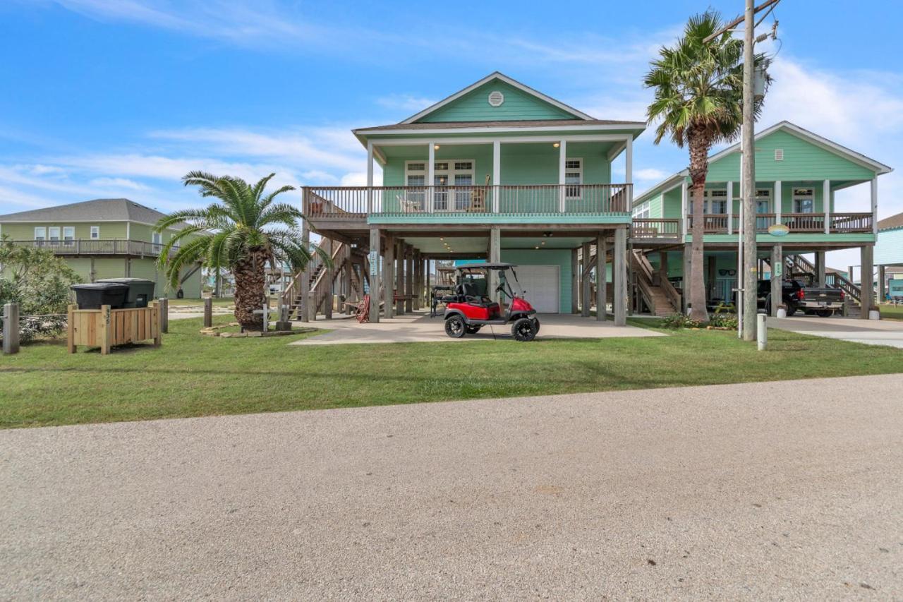 Steps To Beach Golf Cart About Time Beach Retreat Bolivar Peninsula Exterior foto